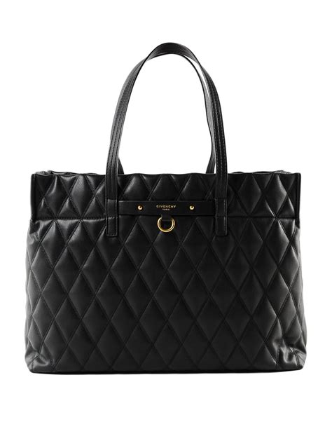 givenchy black quilted duo tote|Givenchy Quilted Duo Shopper Tote .